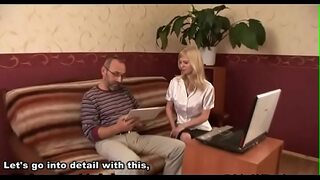 grandpa having fun with milf