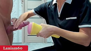 granny jerks massive dick