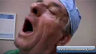 old and young gay having hardcore anal