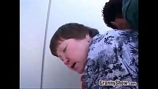 mature granny fat interracial