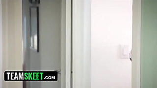milf caught masterbating
